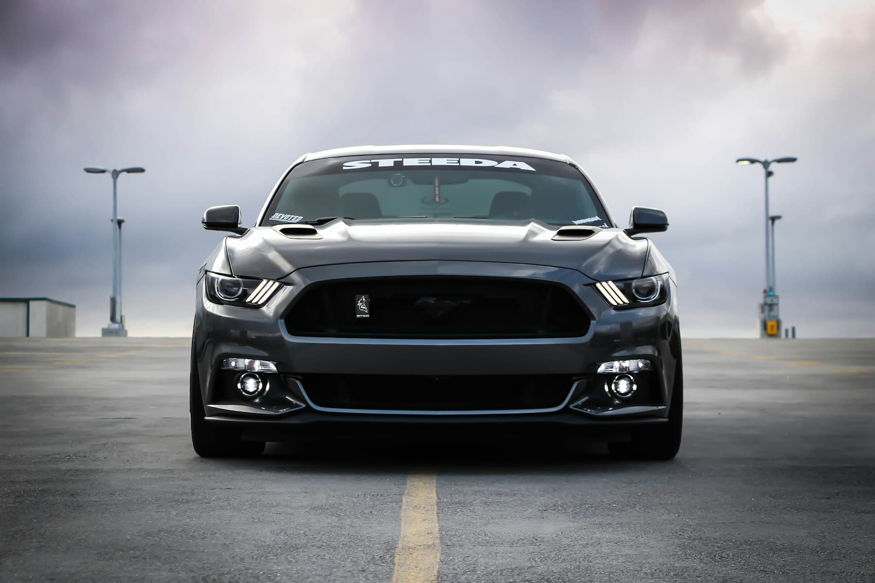 Damaged vehicle background